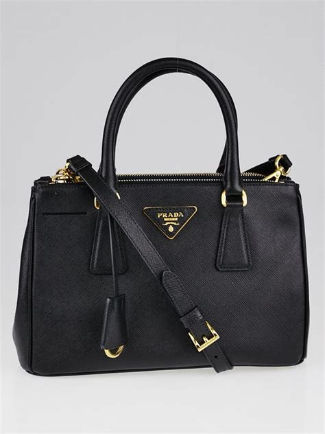 prada bn2316|Prada Black Saffiano Lux Leather Mini Tote Bag BN2316.